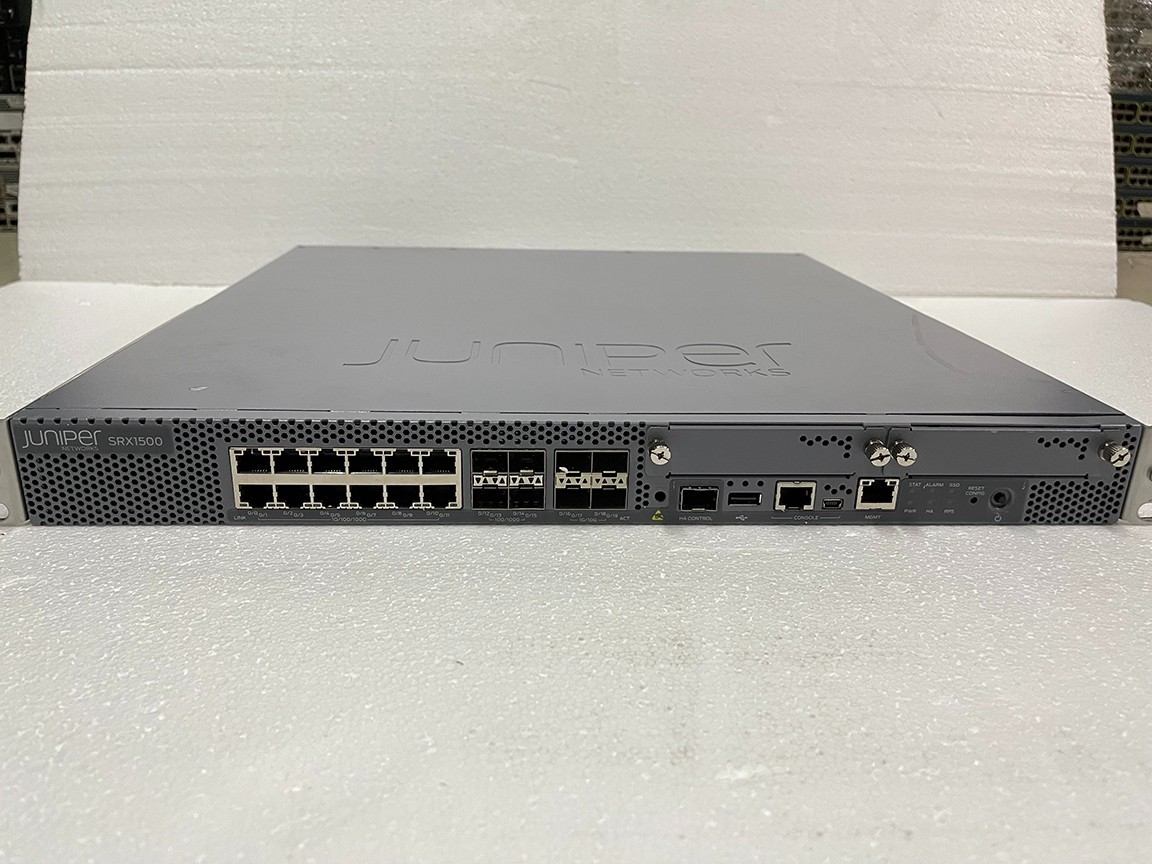 Juniper SRX1500-SYS-JB-AC Next-Gen Network Services Gateway Firewall W/ 2x AC PS