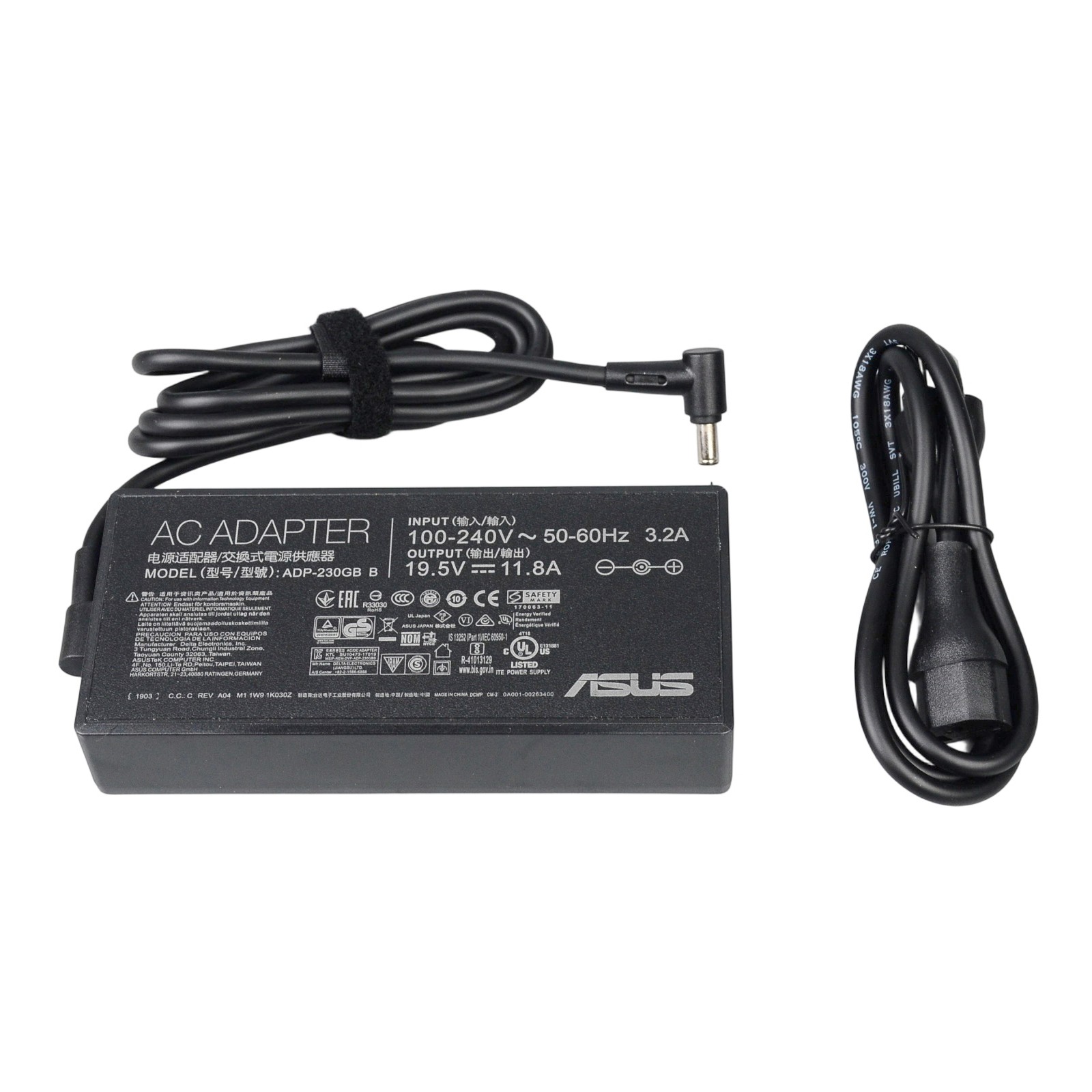 230W AC Charger ADP-230GB B for ASUS ROG Zephyrus GX501VI-XS74 19.5V 11.8A