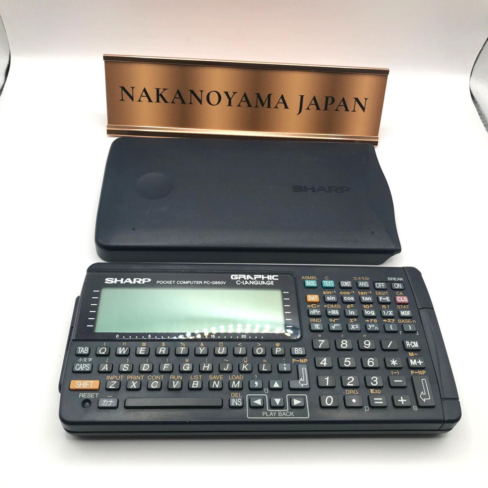SHARP Pocket computer PC G850V Function Calculator Tested Japan