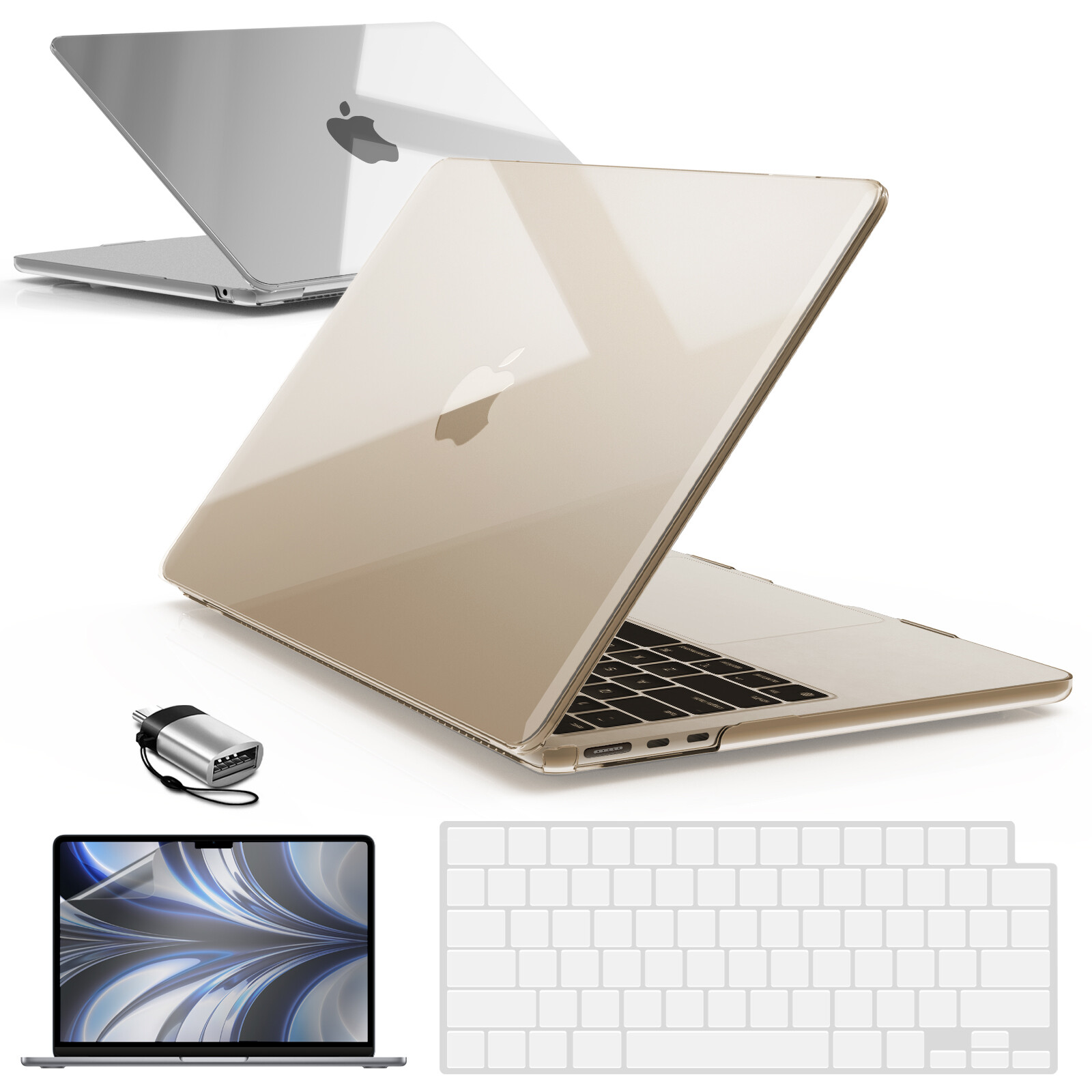 IBENZER for 2025 2024 2023 MacBook Air 15 inch Case M4 A3241 M3 A3114 M2 A2941