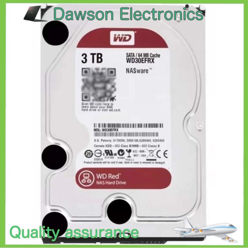 Western Digital NASware 3TB WD30EFRX 5400RPM SATA 3.5" Internal HDD PC CCTV