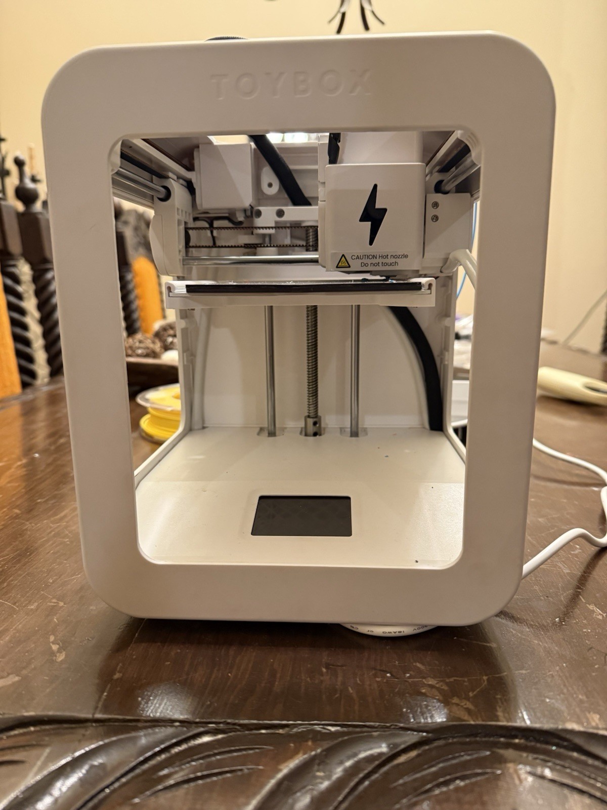 TOYBOX Alpha2 Kids 3D Printer Starter Bundle White 