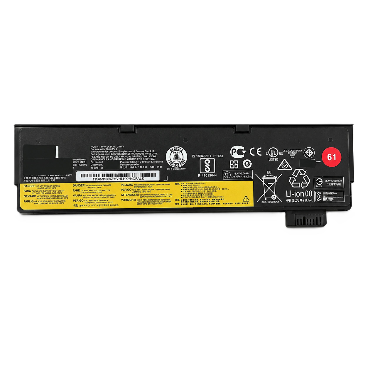 New Genuine Lenovo Battery 01AV423 24Wh ThinkPad T470 T480 T570 T580 P51s P52s