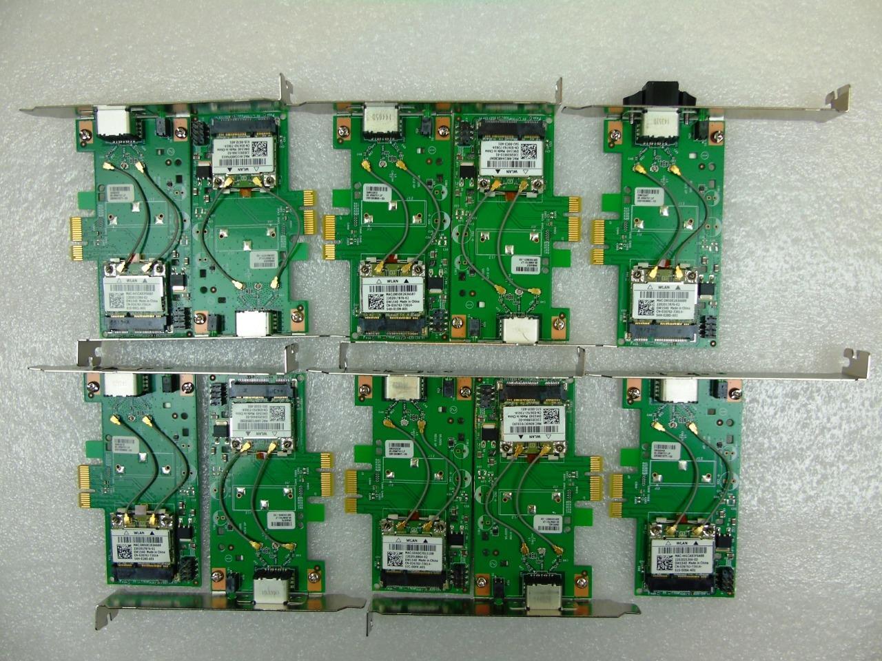 Lot of 10 - Dell 1MKM4 DW1540 Broadcom BCM943228HM4L PCIe Wireless Network Card