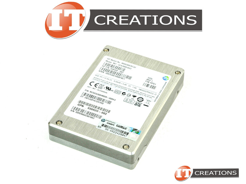 HP 200GB MLC SATA 2.5 INCH SFF MDL 3GB/S SOLID STATE DRIVE SSD 636458-002
