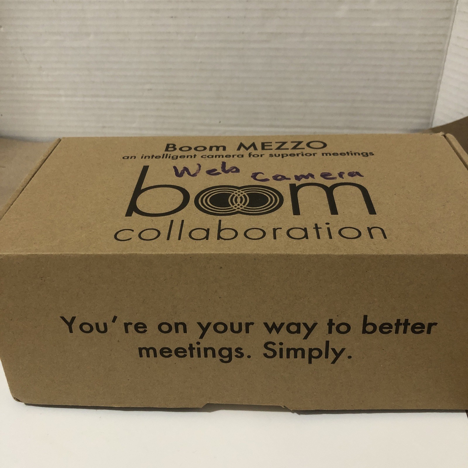 BOOM MEZZO WEBCAM / HUDDLE ROOM CAMERA - ULTRA HD 4K, 115 WIDE ANGLE, AI AUTO FR