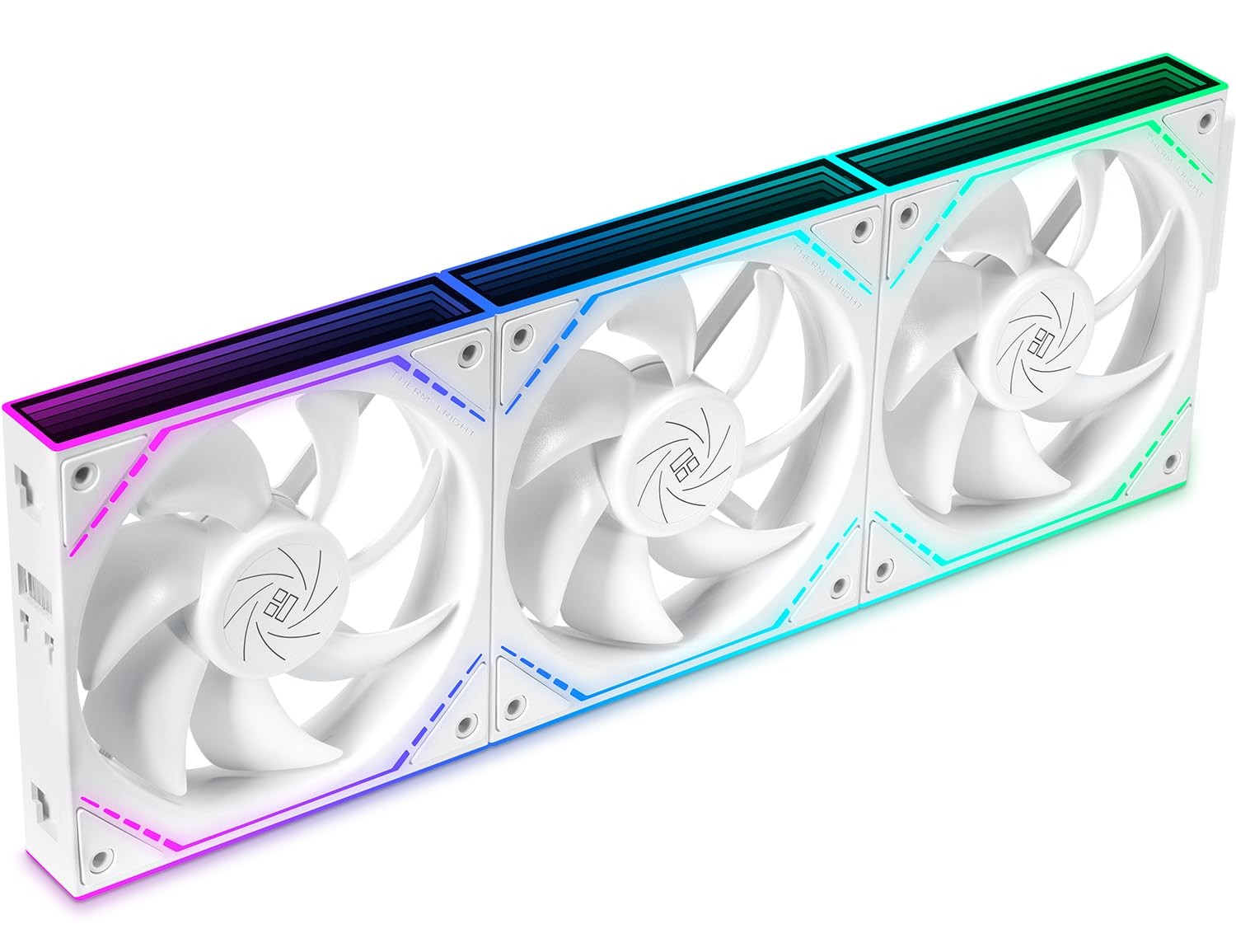 TL-M12QRW X3 120mm Reverse Blade PC Case Fans, 1500RPM Airflow, ARGB Daisy-Chain