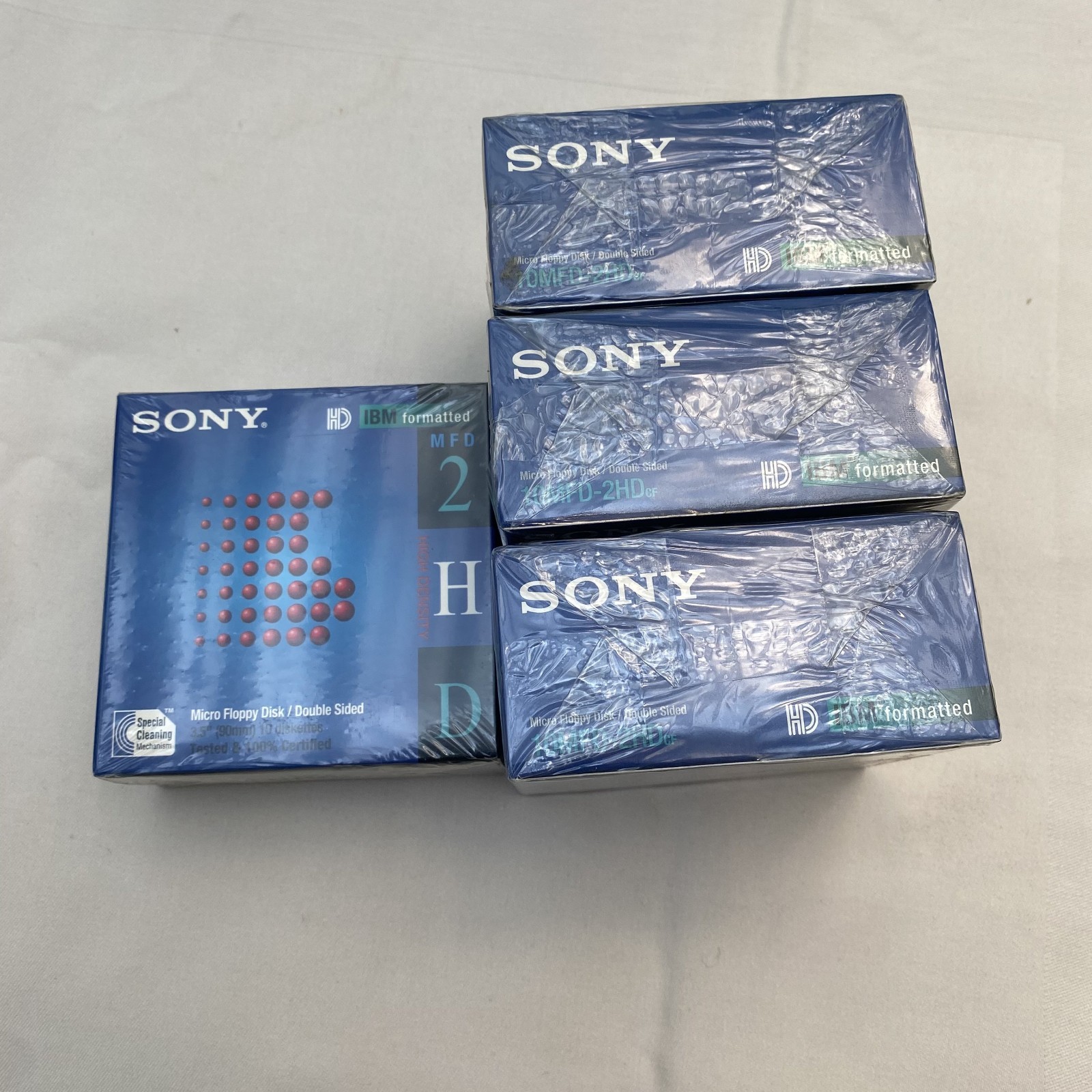 SONY Micro Floppy Disk - High Density (MFD-2HD 1.44MB) - set of 4 (40 disks)