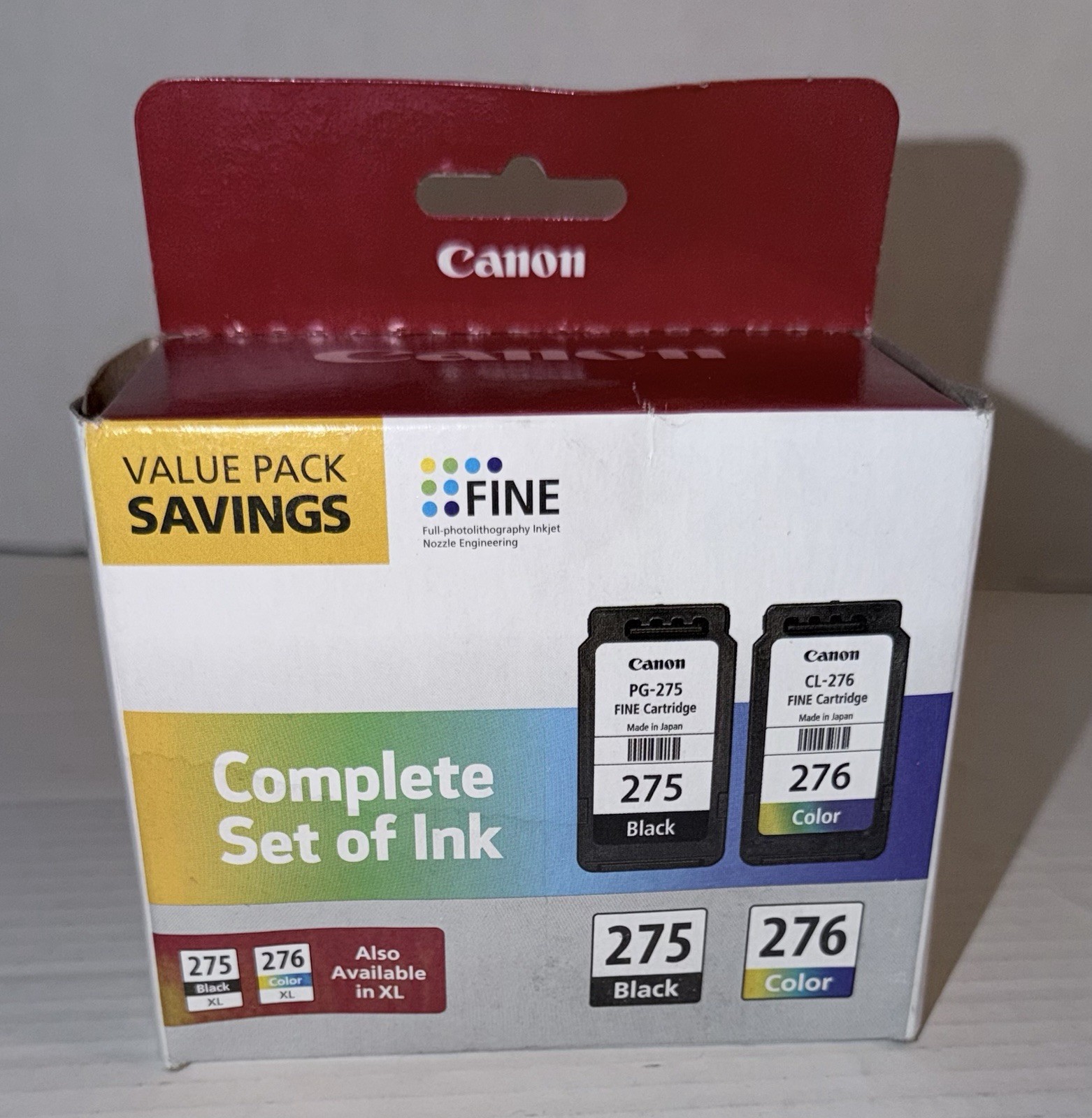 Canon PG-275/CL-276 Value Pack Ink Cartridges for PIXMA TS3520, TS3522 New