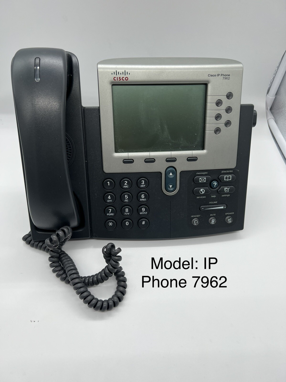 Cisco 7962G Unified IP Business Phone PoE - AC Power Supply Not Included 
