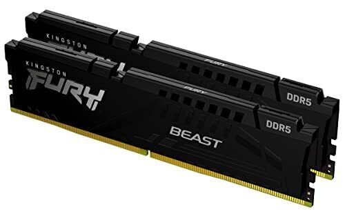 Kingston Fury Beast 64GB [2 x 32GB] DDR5 SDRAM Memory Kit (kf552c40bbk2-64)