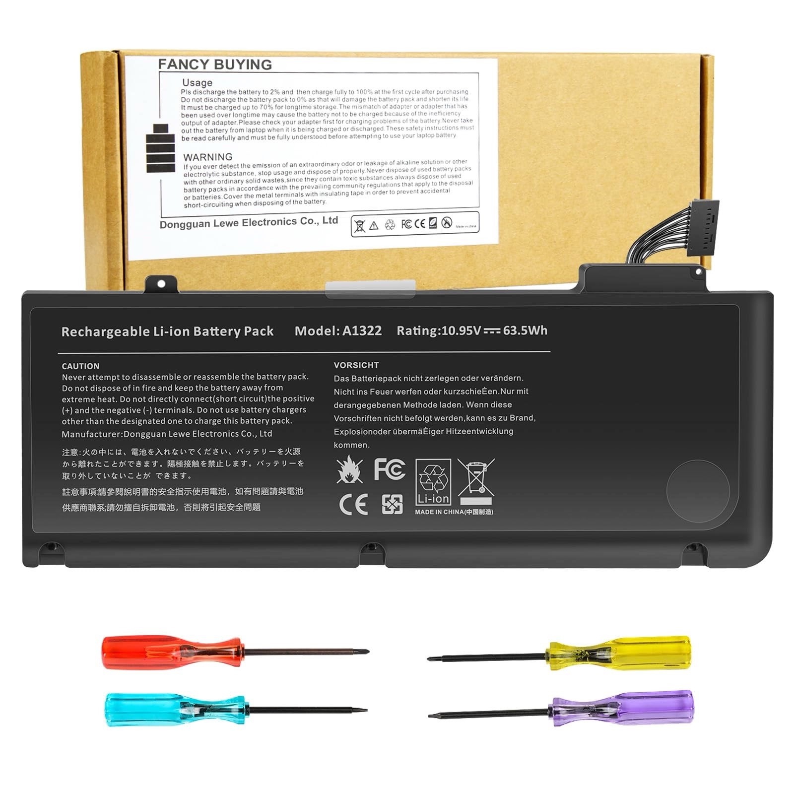 NEW Genuine A1322 Battery MacBook Pro 13"A1278 Mid 2009 2010 2011 2012