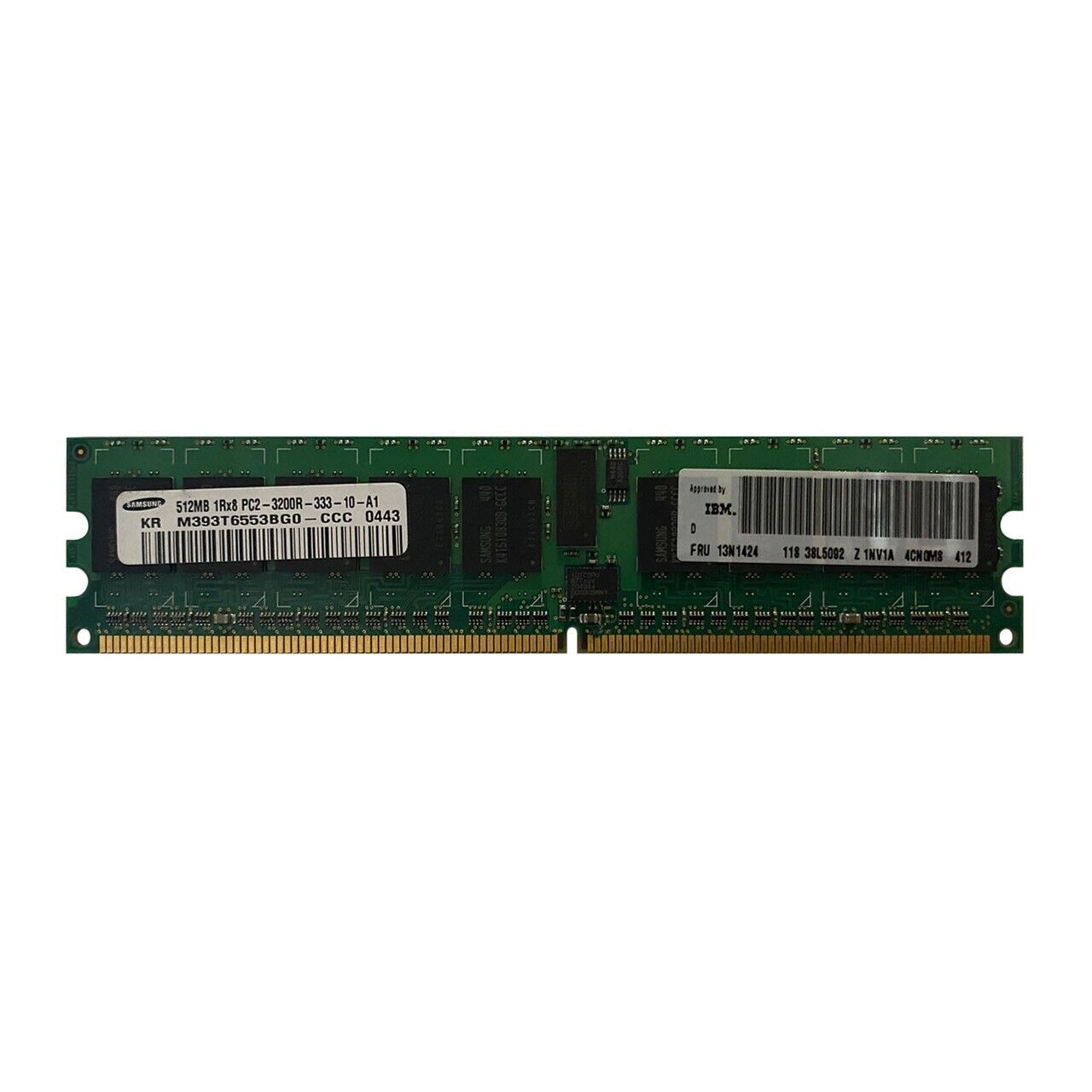 IBM 13N1424 512MB PC2-3200 DDR2 Memory Module 38L5092
