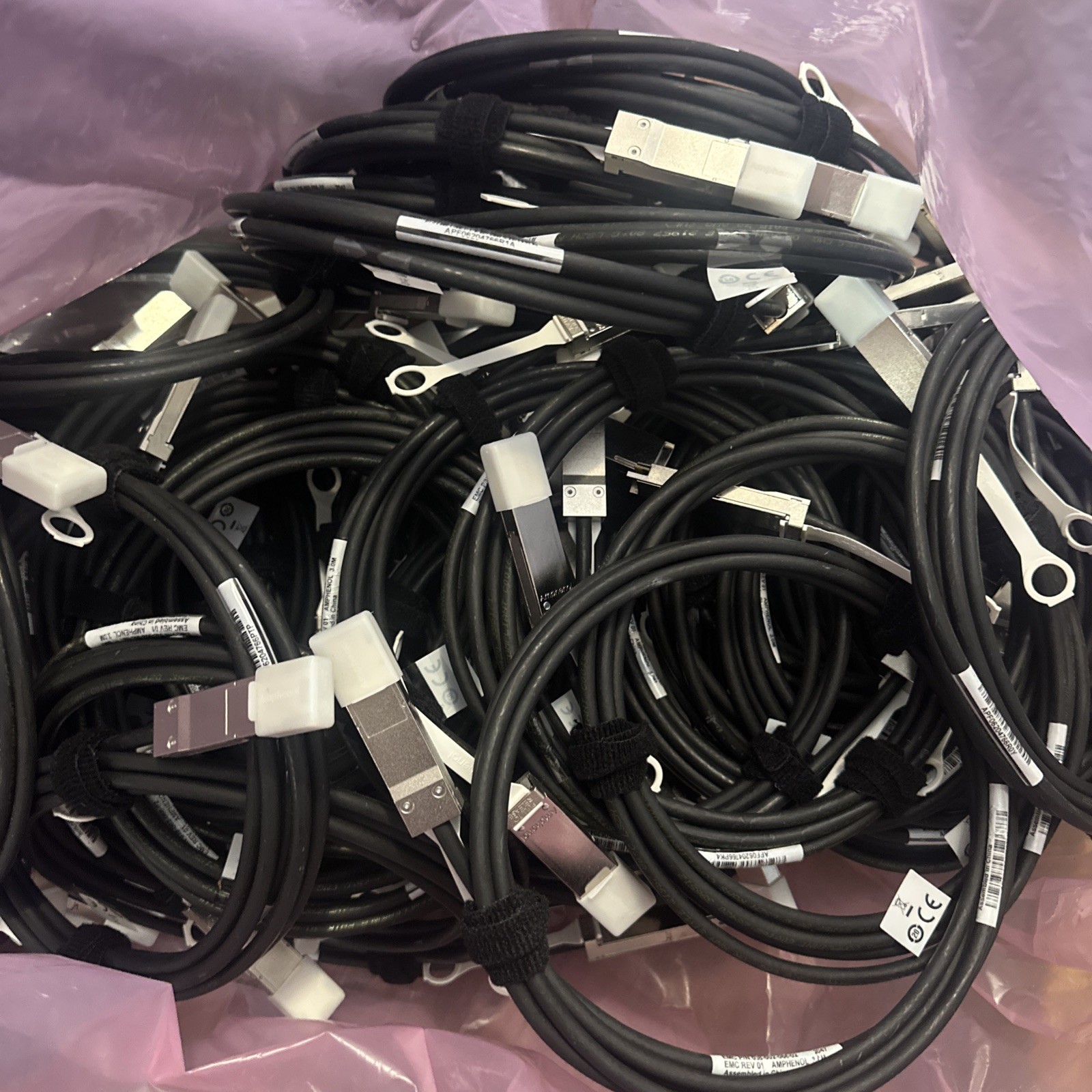 5.0M Amphenol Spectra-Strip -S Skewclear EXD-28 8 Pair 30 AWG