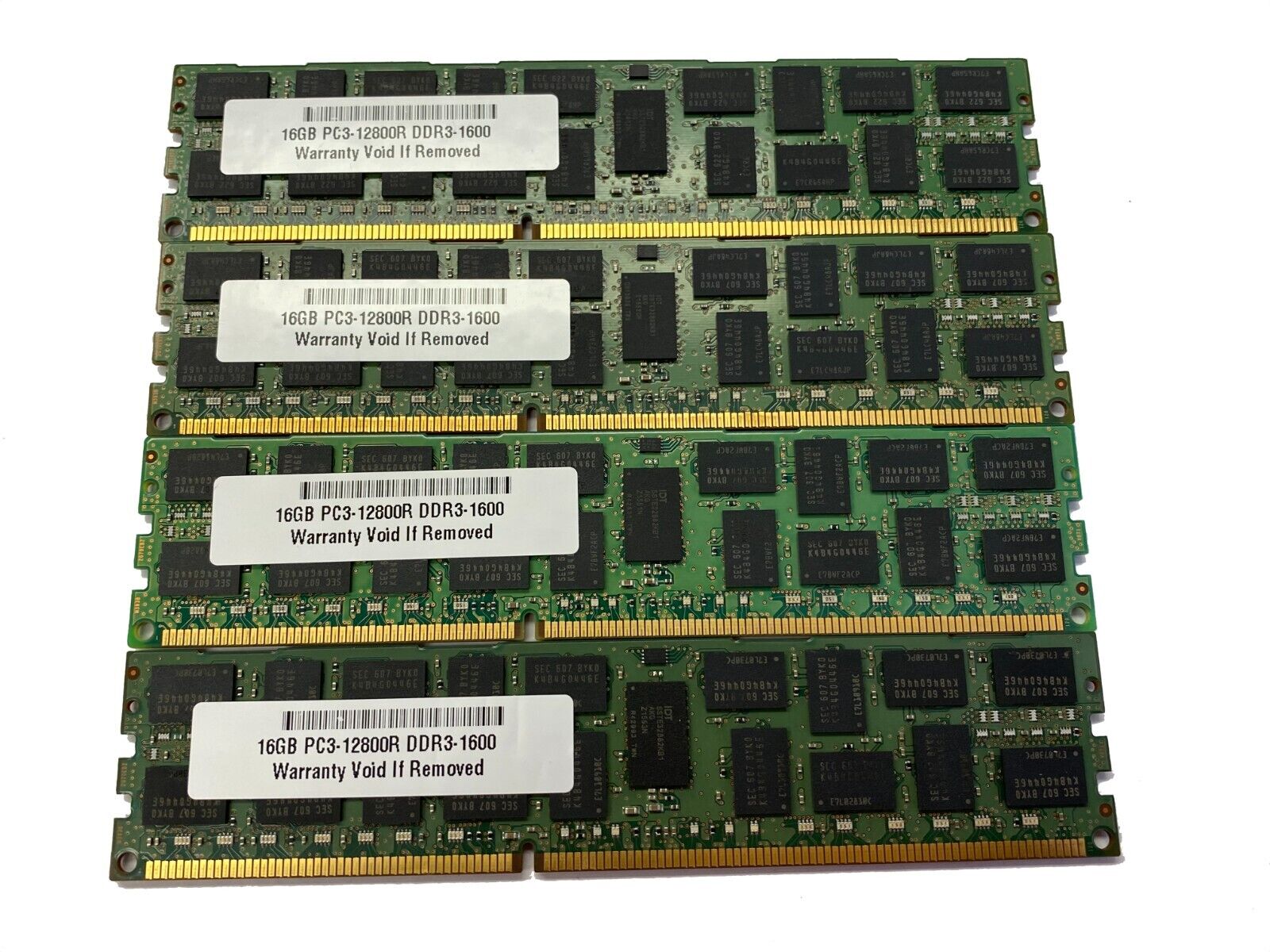 64GB 4x 16GB Memory for HP ProLiant DL360 G7, DL380 G7 PC3-12800R ECC RDIMM RAM