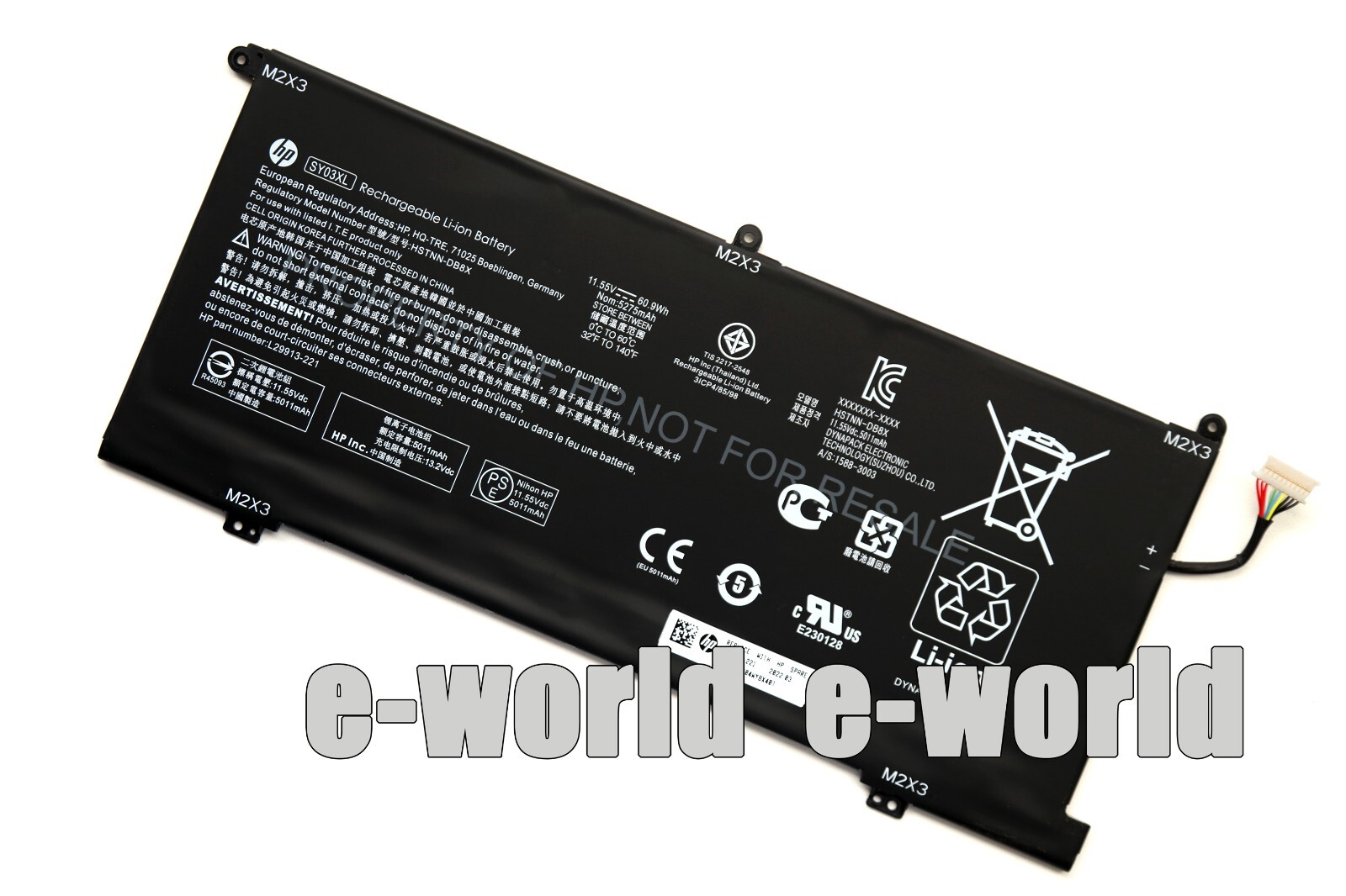 New Genuine SY03XL Battery for HP Chromebook X360 14 G1 HSTNN-DB8X L29913-221