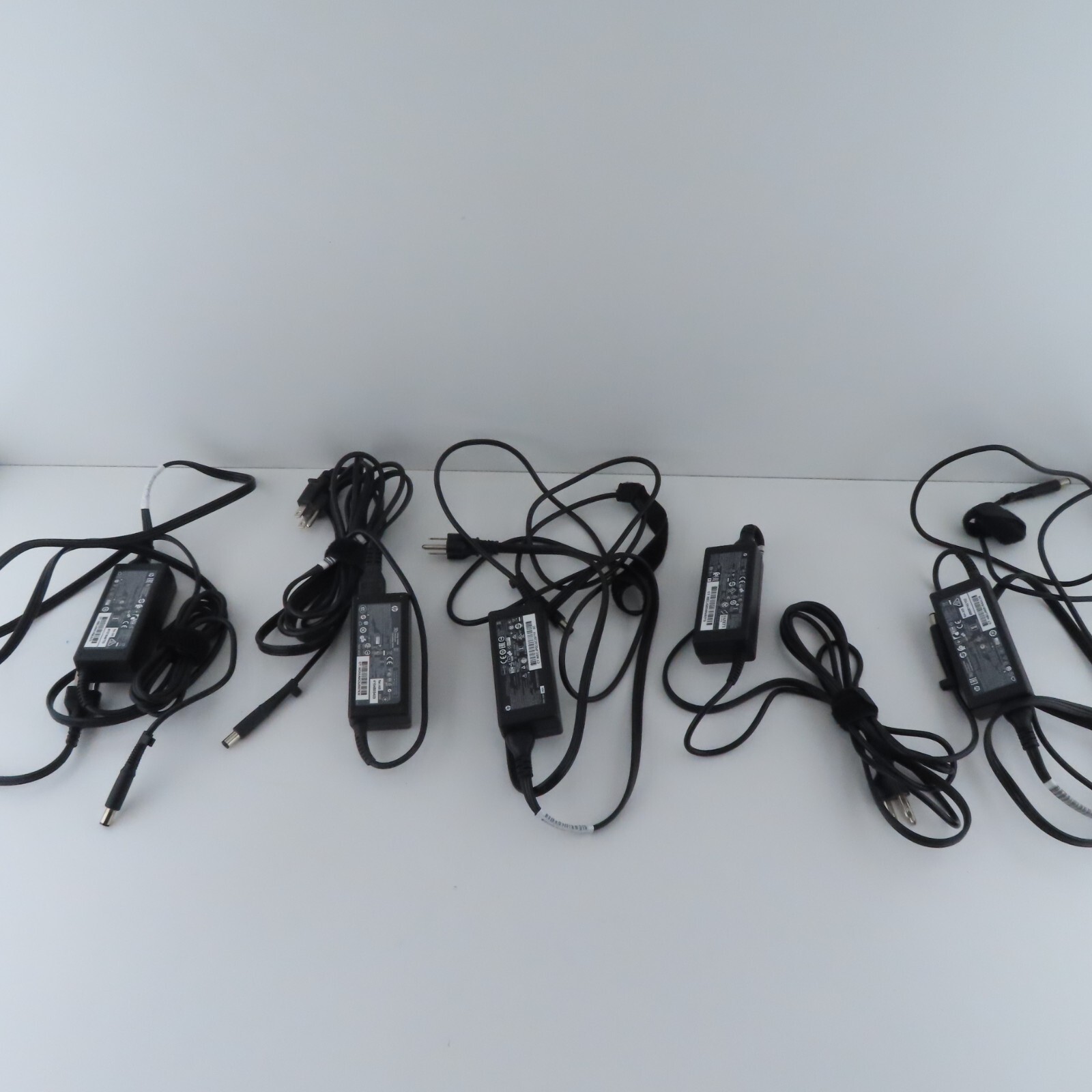 Lot Of 5 Genuine HP PA-1650-32HJ Big Tip 65W 19.5V 3.33A 5mm AC Power Adapter
