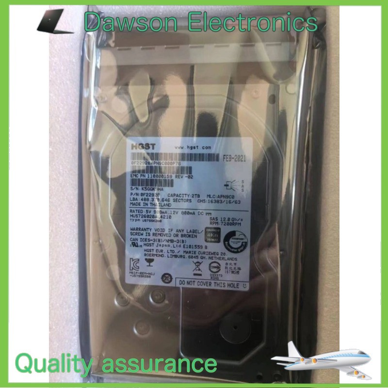NewEMC 005052434 005052433 005053108 005053109 NL SAS 2TB hard disk