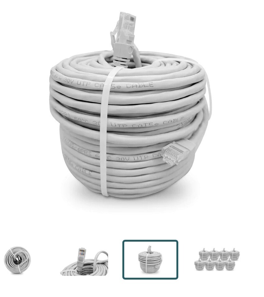 OEM Cat. 5e. Ethernet Cable Grey 100feet (30m)
