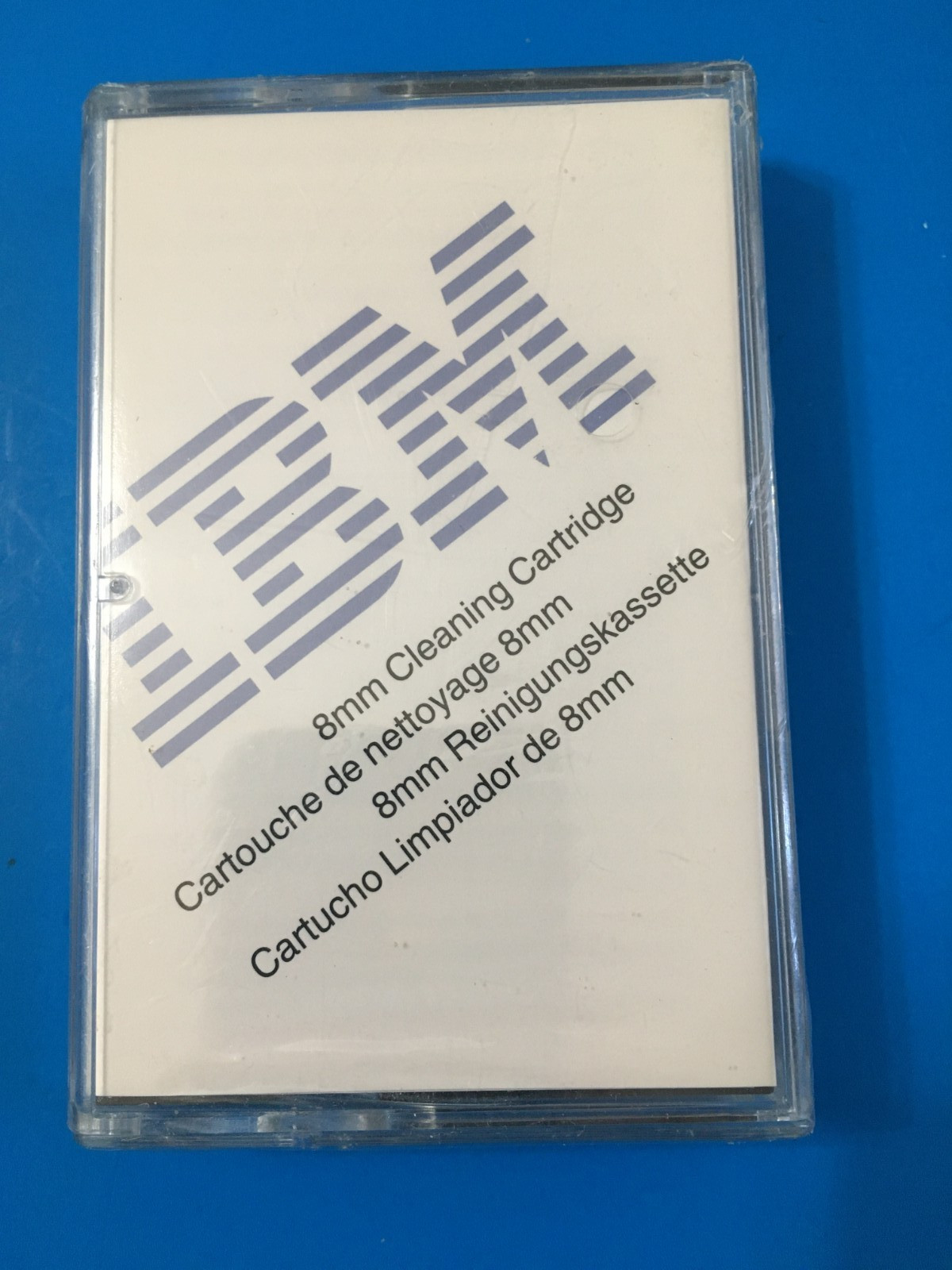 IBM 8MM VIDEO8 HI8 D8 DIGITAL8 DATA8 HEAD CLEANER 12 CLEANINGS  cartridge NEW