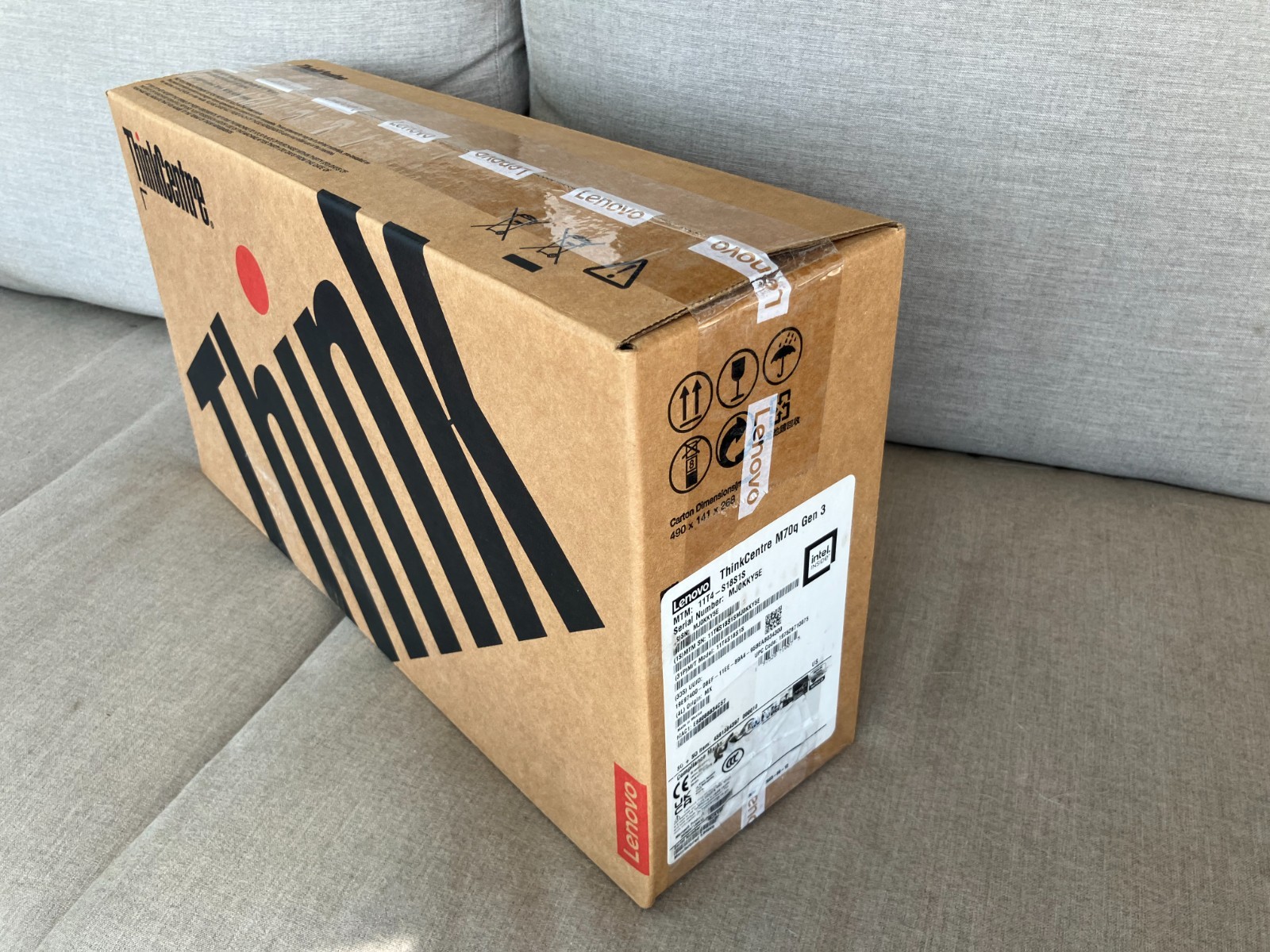 NEW Lenovo Thinkcentre M70q Gen 3 INTEL G7400T 8GB RAM 256SSD (W11 COMPATIBLE)