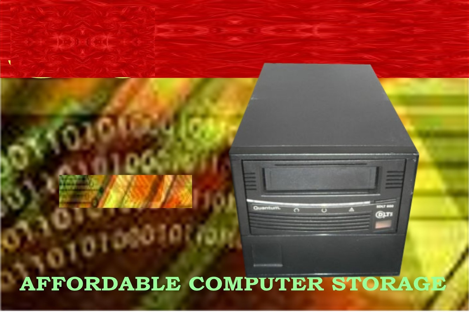 Quantum SDLT 600 External Tape Drive TR-S34BX-EY LVD SDLT600 300/600Gb