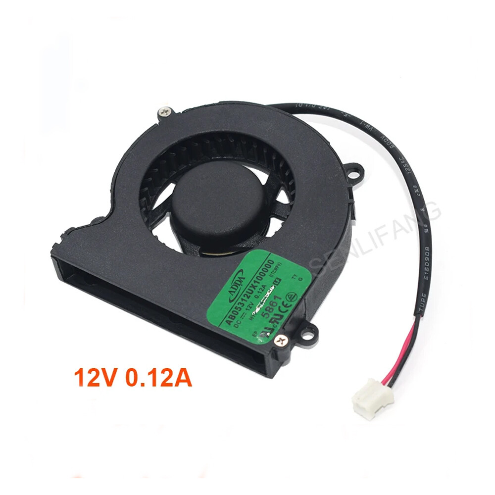 For ADDA 5010 5CM 12V 0.12A AB05312UX-100000 2 line turbo centrifugal fan