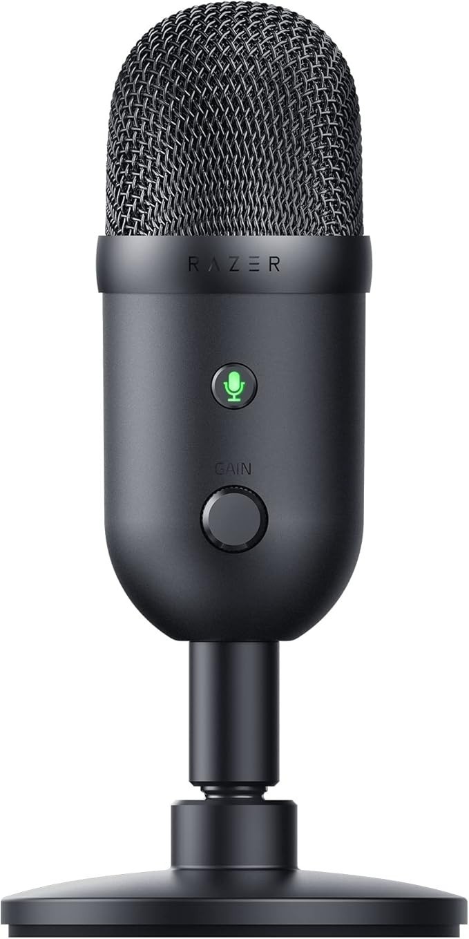Razer Seiren V2 X USB Condenser Microphone for Streaming and Gaming on PC