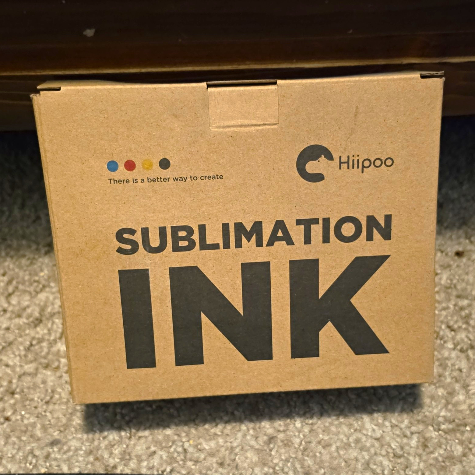Hiipoo Sublimation Ink Refill Kit CMYK for Epson EP, 127ml Black + 70ml