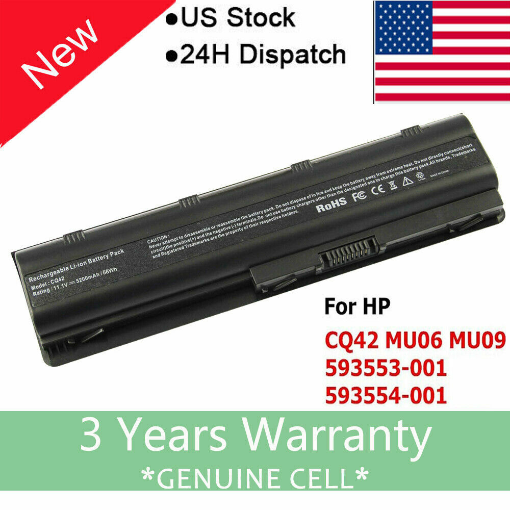 6 Cel Battery FOR HP COMPAQ PRESARIO CQ62-A50SH CQ62-219WM HSTNN-CBOX HSTNN-DB0W