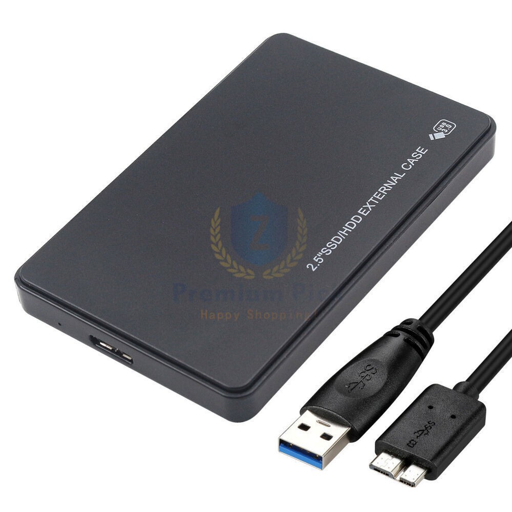 1PC 2.5" SATA USB 3.0 Hard Drive Disk Enclosure External Laptop Case For HDD SSD