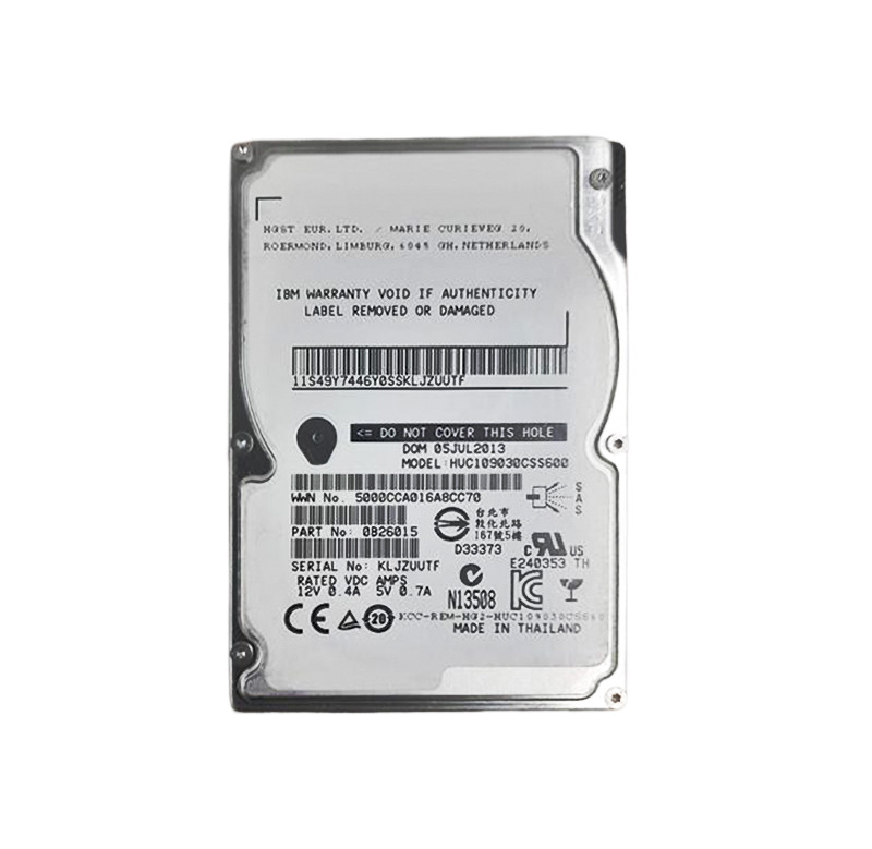 Hard drive IBM 300GB 10K HDD SAS 6G 2.5" 64MB 49Y7446