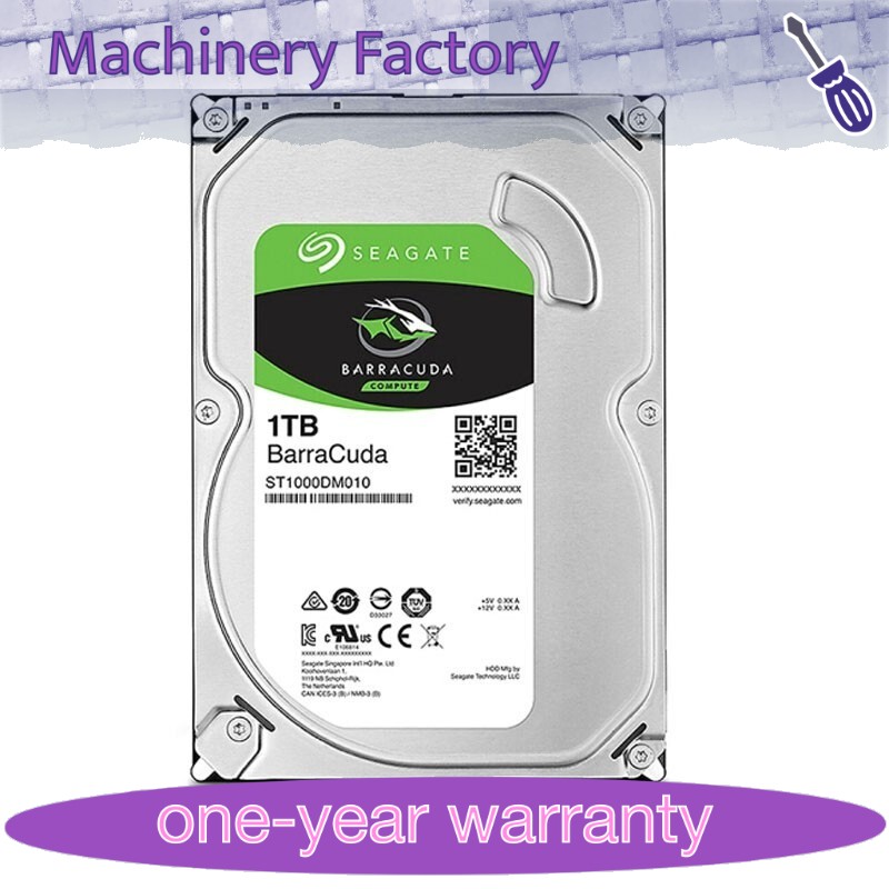 ST1000DM010 Seagate 1tb Barracuda 7200 RPM 3.5" SATA 6gb/s Hard Drive With 64mb