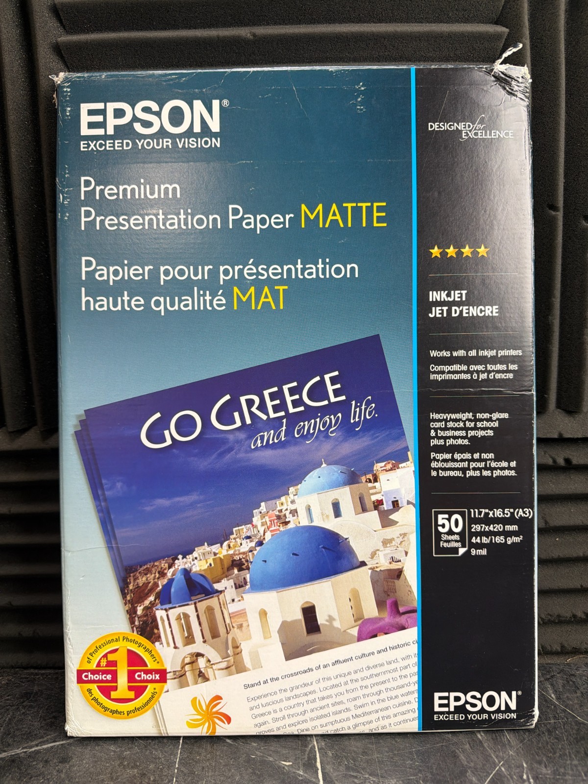 Epson Stylus Photo Matte Paper A3 S041260 ✅❤️️✅❤️️ NEW SEALED ✅❤️️✅❤️️