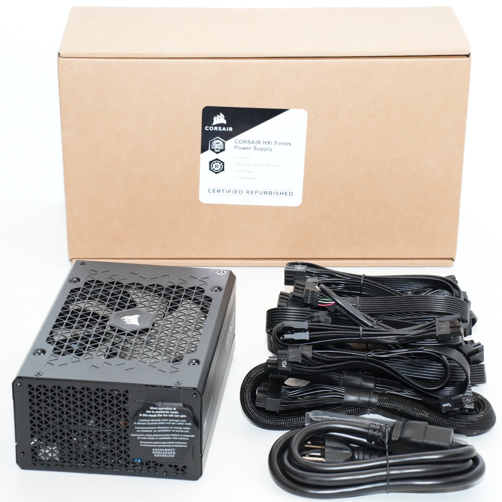 Corsair HX1500i Fully Modular Platinum ATX 1500 Watt PC PSU with cables