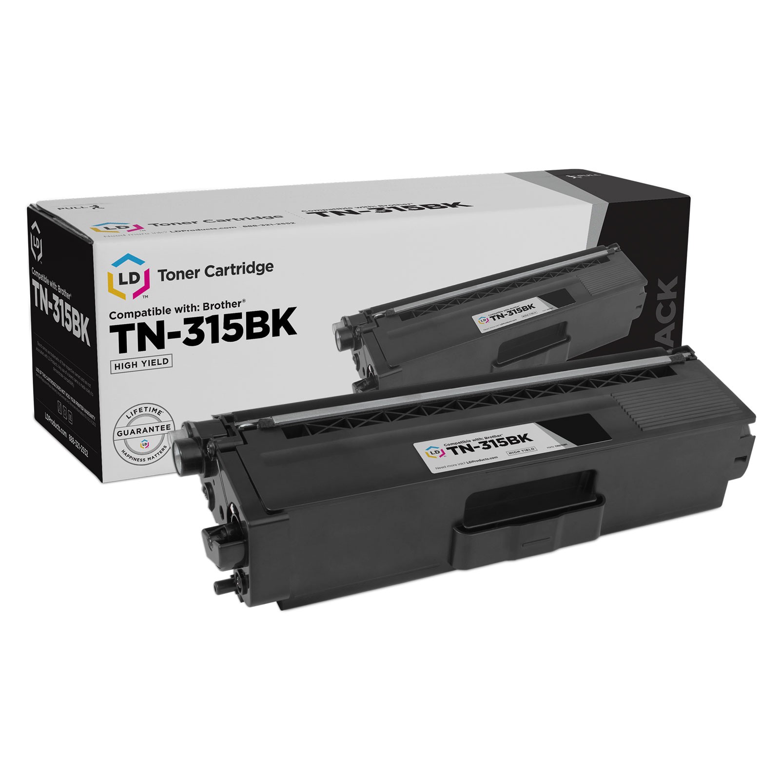 LD TN315BK TN315 Black Laser Toner Cartridge for Brother HL-4570cdwt MFC-9970cdw