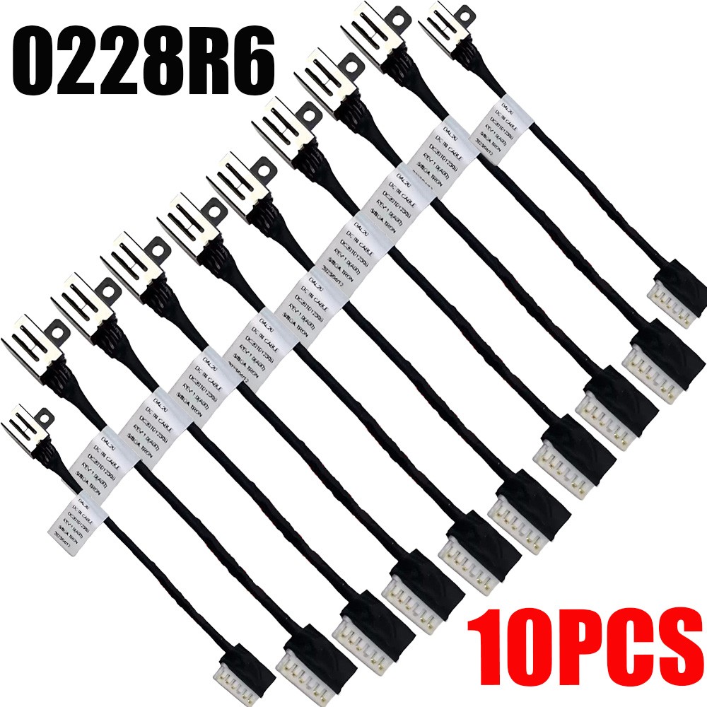 10x New DC Power Jack Socket Cable For Dell Inspiron 15 3593 DC301012300 0228R6#
