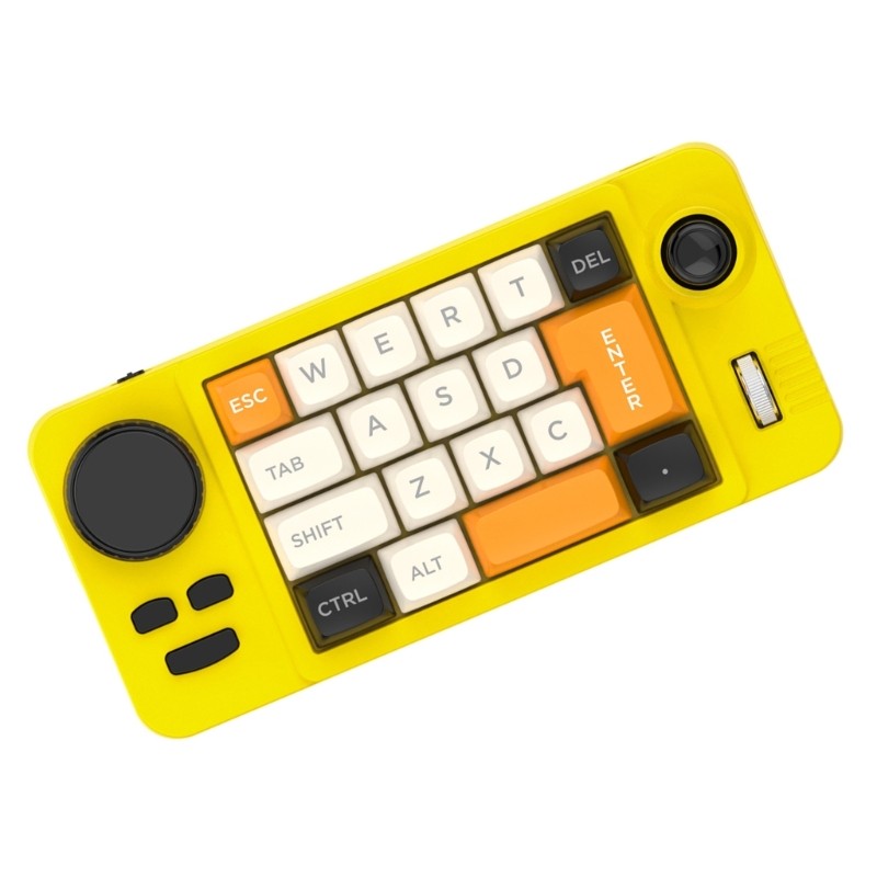 19 Key Color Gaming Keyboard Programmable Joystick Double Wheel Hot Swappable