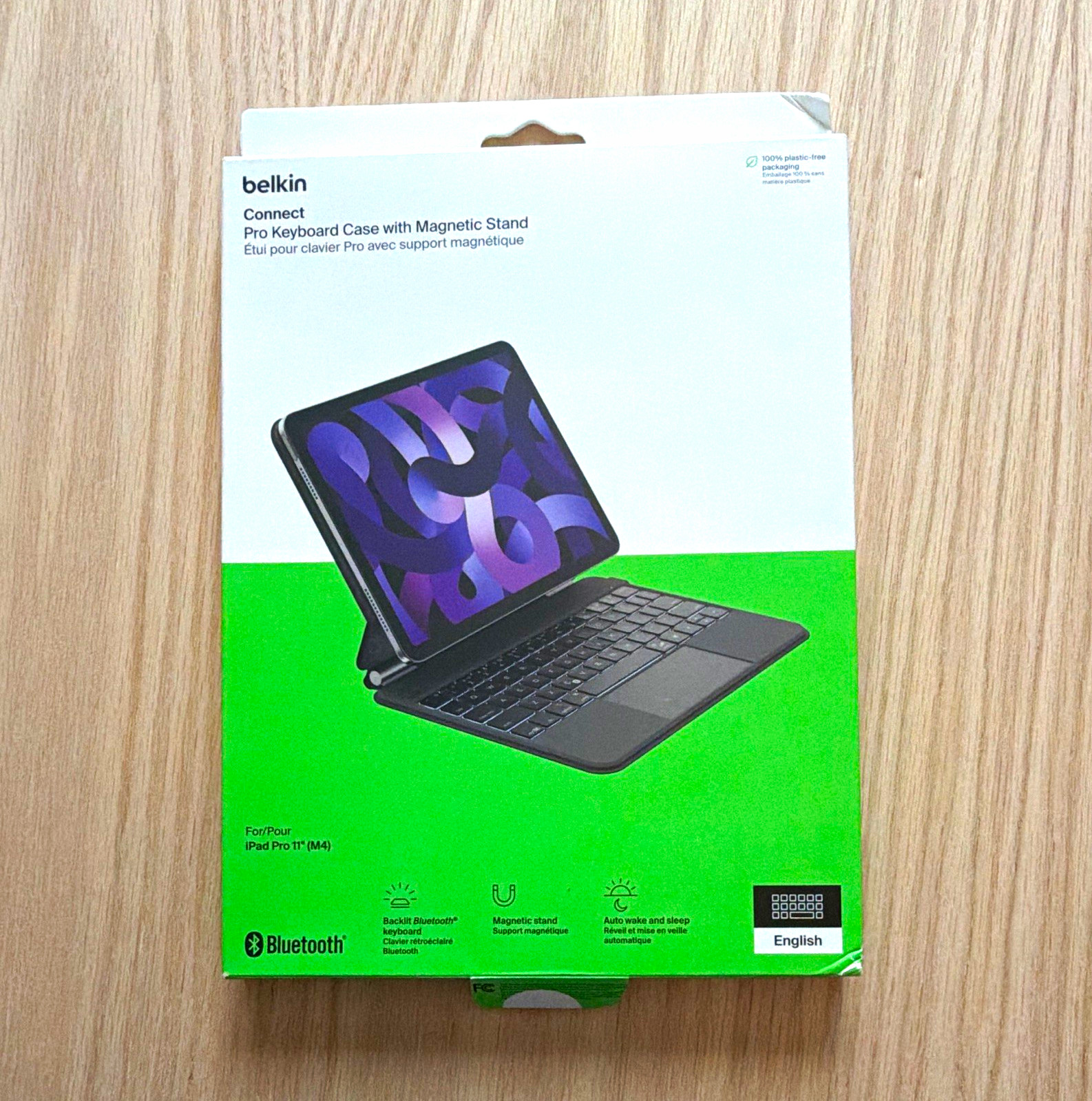 Belkin Connect Pro Keyboard Folio Case iPad Pro 11 (M4) Black Backlit BT