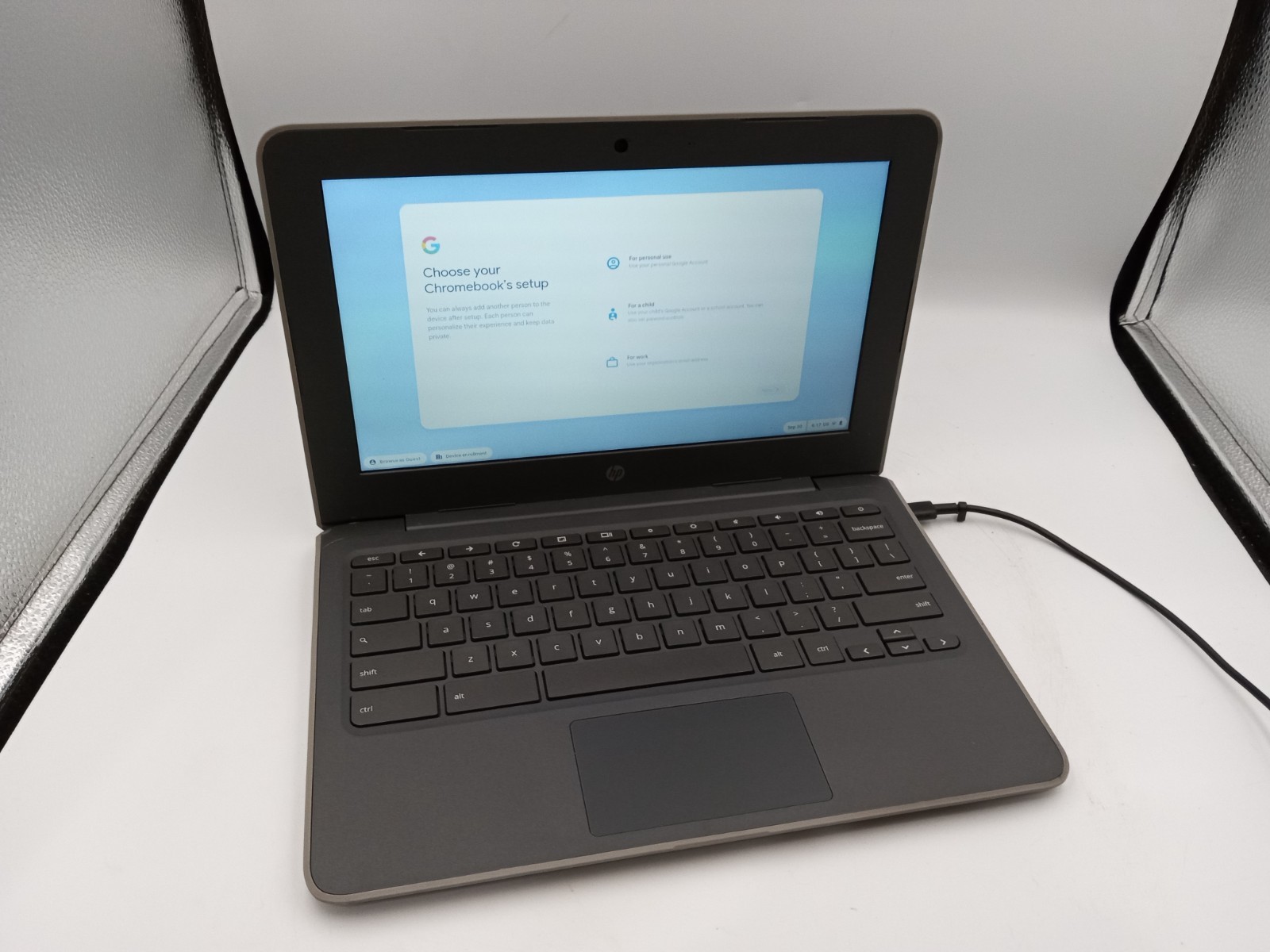 HP Chromebook 11 G7 EE 11" Celeron N4000 CPU 4GB RAM 16GB eMMC ChromeOS