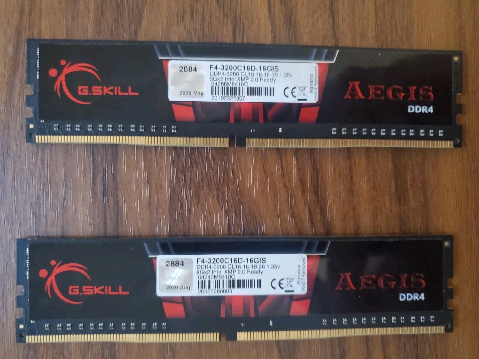 G.SKILL Aegis 16GB (2x8GB) DDR4-3200 DDR4 SDRAM 288-Pin