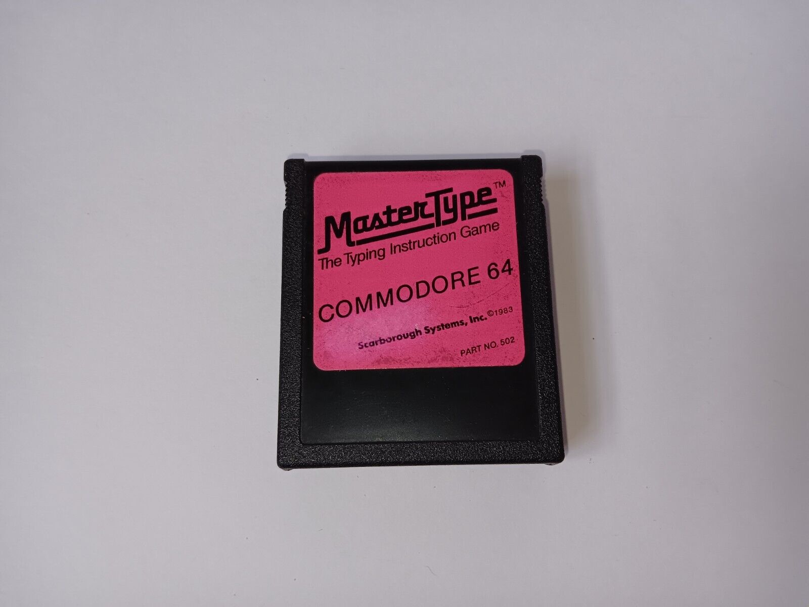 VTG Commodore 64 Master Type Instruction Computer Game Cartridge Tested/Works