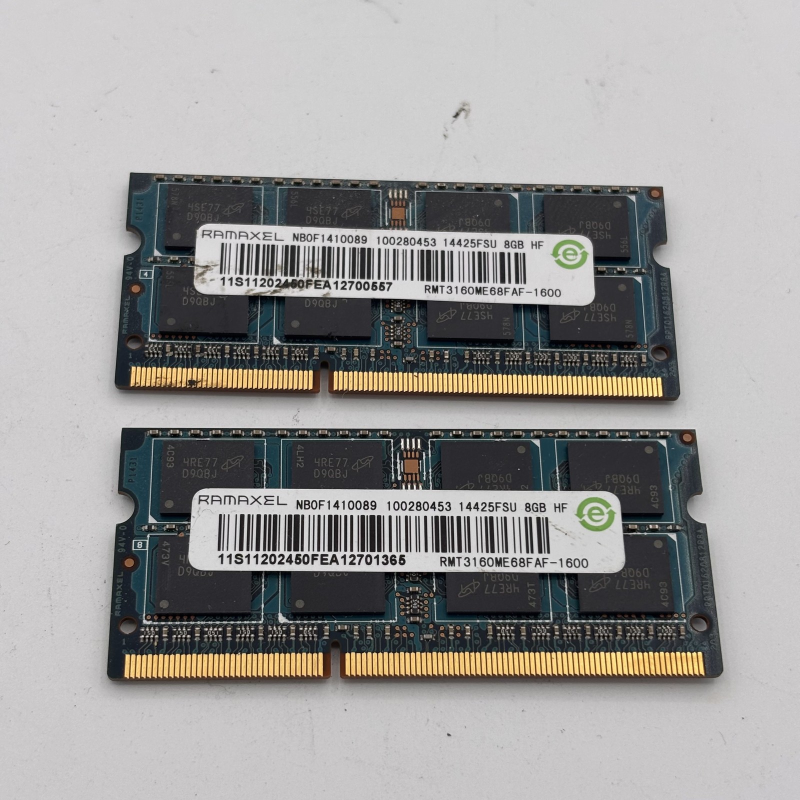 RAMAXEL 16GB (2x8GB) DDR3 1600MHz PC3-12800 SO-DIMM Laptop RAM Memory Kit
