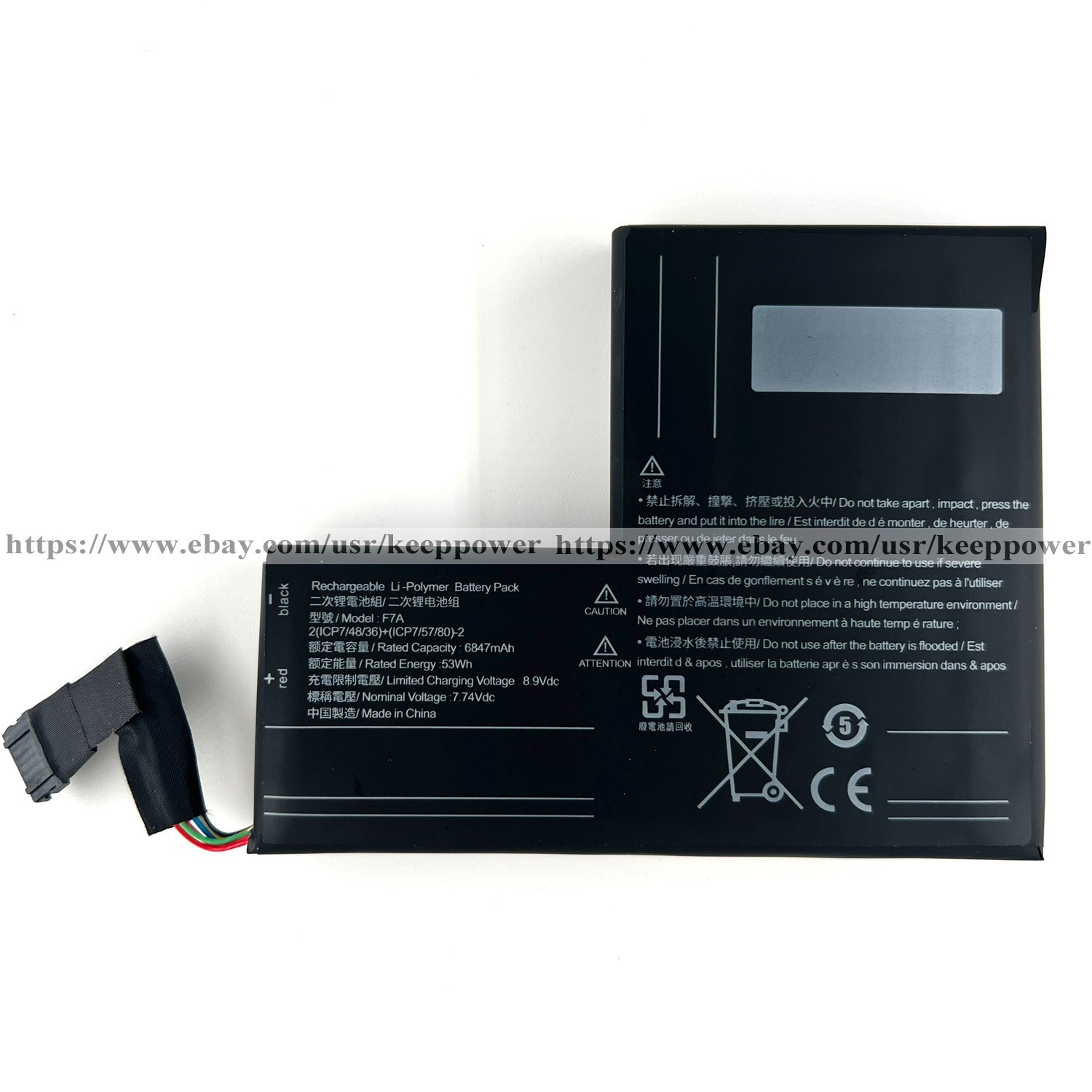 Upgrade 53Wh F7A  F7G  For Steam Deck Lcd Oled Handheld Gaming Computer 6847mAh