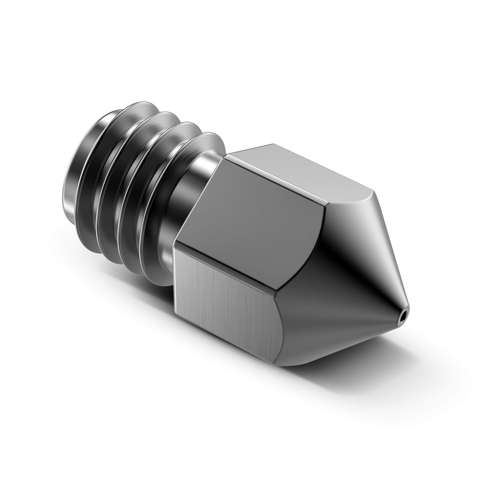 Tungsten Carbide 3D Printer MK8 Extruder Nozzle, High Temperature Printing, S...