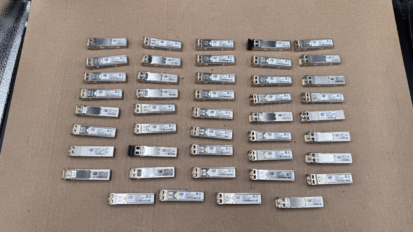 Lot of 44 Cisco GLC-SX-MMD 10-2626-01 Transceiver 1000Base-SX 850nm  550m MMF LC