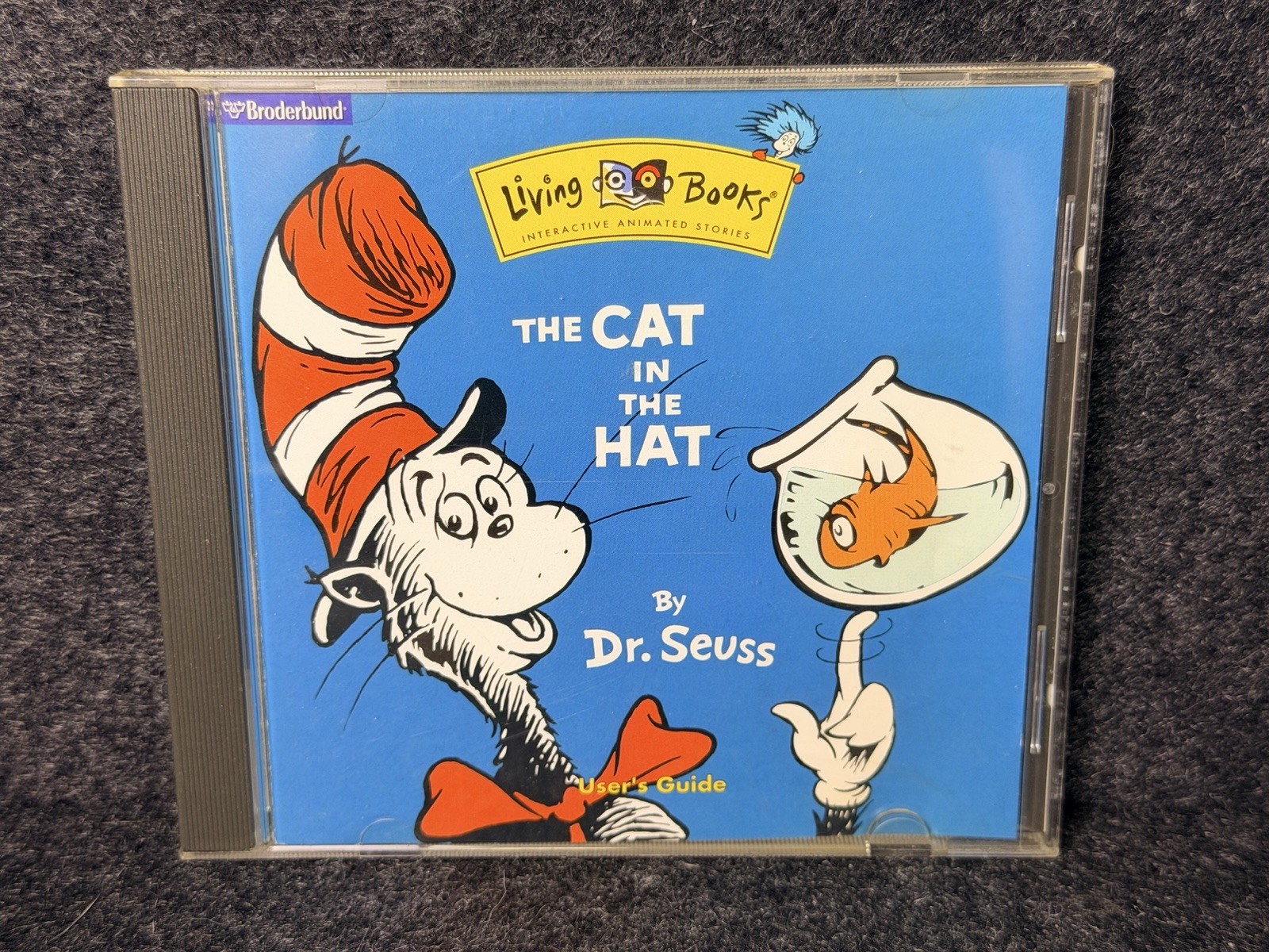 Broderbund Living Books The Cat in the Hat Dr. Seuss CD-ROM w/ User’s Guide 1997