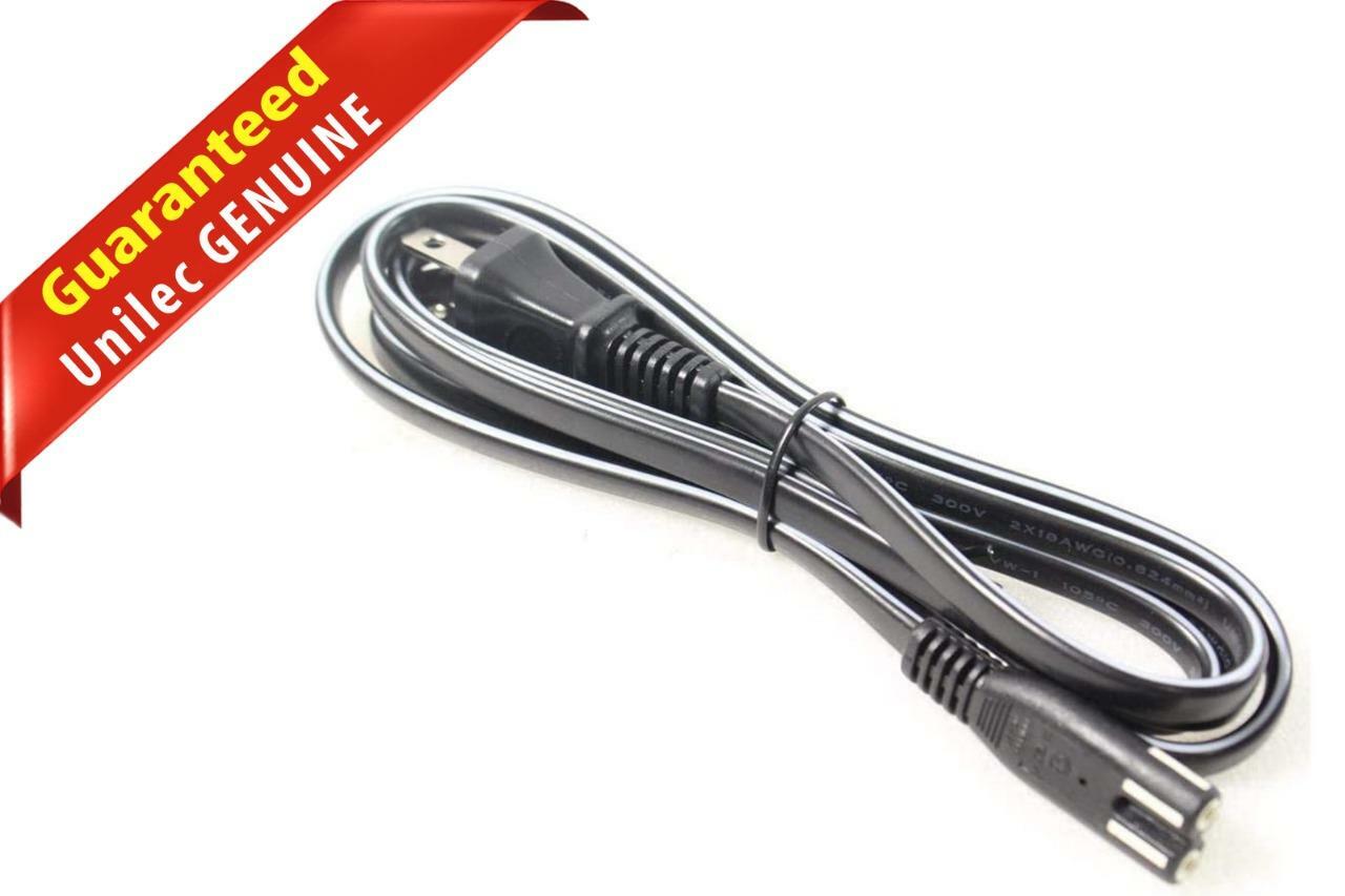 Lot x 3 Unielec 2-Prong Square Round 2x18AWG Power Cord LL101980 E157674-SZ
