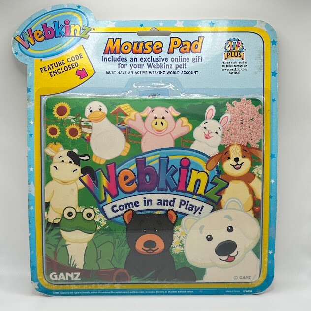 🚜 Webkinz "It's A Farm" Mouse Pad - Brand New 8x9" with Unused Code 🐔