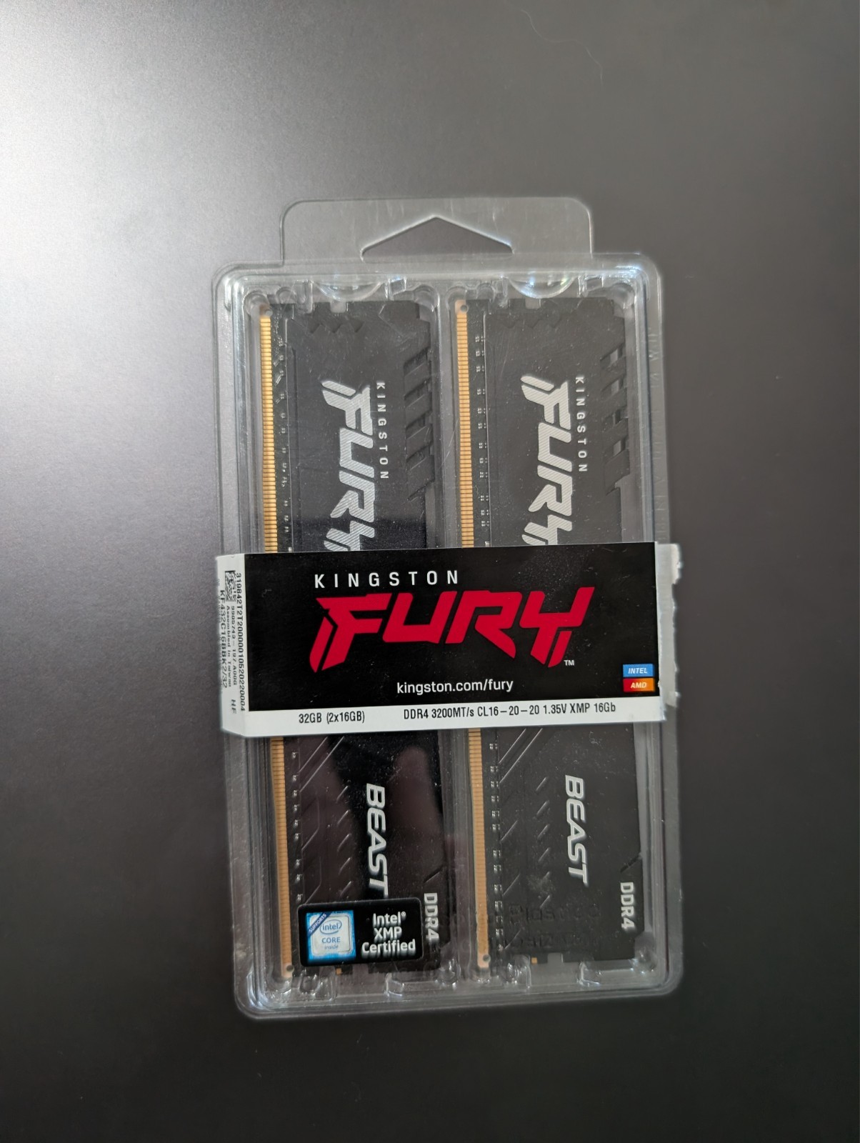 Kingston FURY 32GB (2x16GB) RAM DDR4 3200MHz KF432C16BBAK2/32